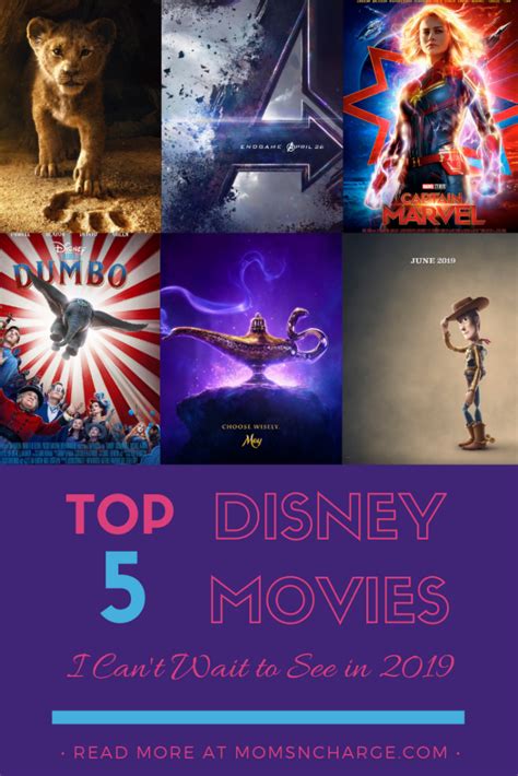 Top 5 2019 Disney Movies I Can’t Wait to See + Full Walt Disney Studios ...