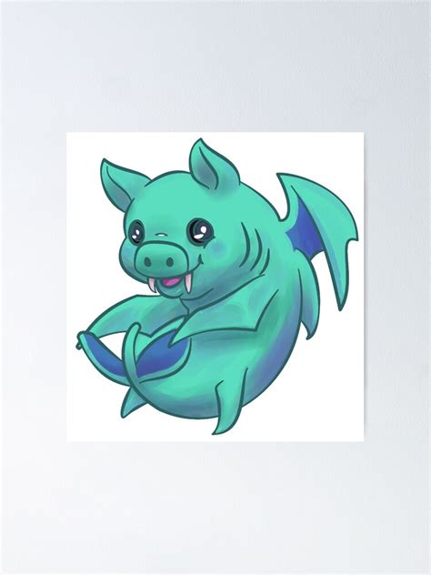 "Duke Fishron Cute" Poster by LuiferEffects | Redbubble