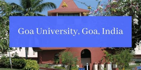 Goa University - AglaSem Institutes