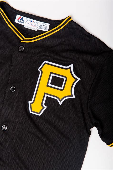 PITTSBURGH PIRATES MLB REPLICA JERSEY- YOUTH BLACK | Stateside Sports