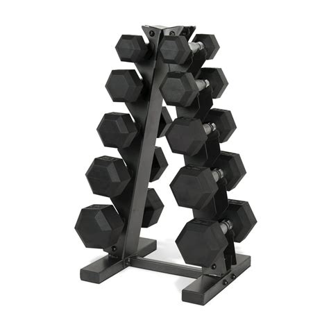 Fuel Pureformance by CAP 150 lb. Rubber Hex Dumbbell Weight Set with ...