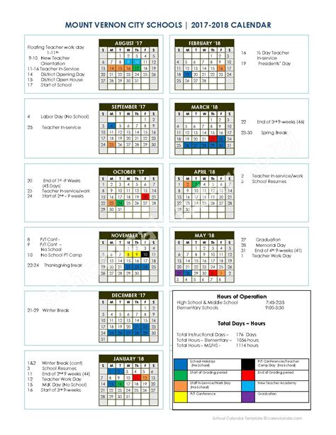 Mount Vernon School District Calendar 2024-202524 2025 - alma octavia