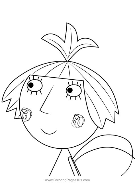 Strawberry Ben & Holly's Little Kingdom Coloring Page for Kids - Free ...