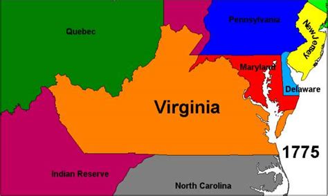 Map Of Virginia 13 Colonies - Cyndie Consolata