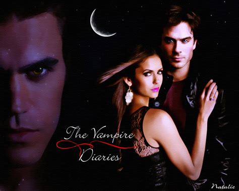 Stefan/Elena/Damon - The Vampire Diaries Wallpaper (16110173) - Fanpop