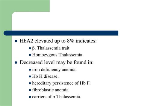 PPT - Hemoglobin A2 PowerPoint Presentation - ID:286025