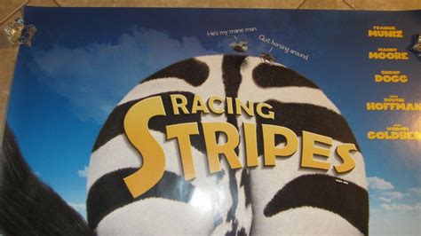 RACING STRIPES movie poster (UK Quad) FRANKIE MUNIZ poster A | #1814965997