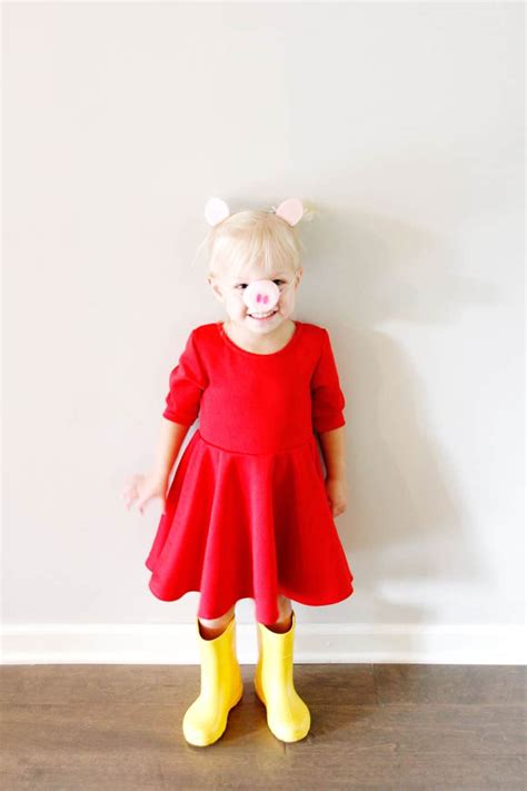 Peppa Pig Costume DIY - see kate sew