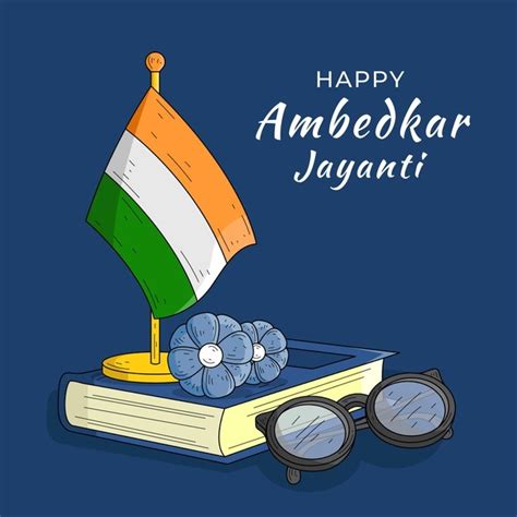 Free Vector | Hand drawn ambedkar jayanti illustration