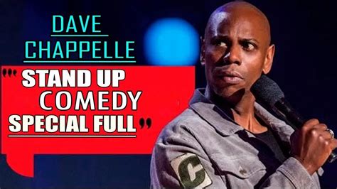 𝐃𝐚𝐯𝐞 𝐂𝐡𝐚𝐩𝐩𝐞𝐥𝐥𝐞 - Stand Up Comedy Special Full - YouTube