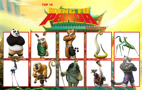 My Top 10 Favorite Kung Fu Panda Characters by aaronhardy523 on DeviantArt