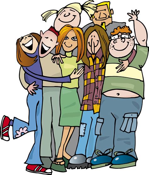 Family Friends Cartoon - ClipArt Best