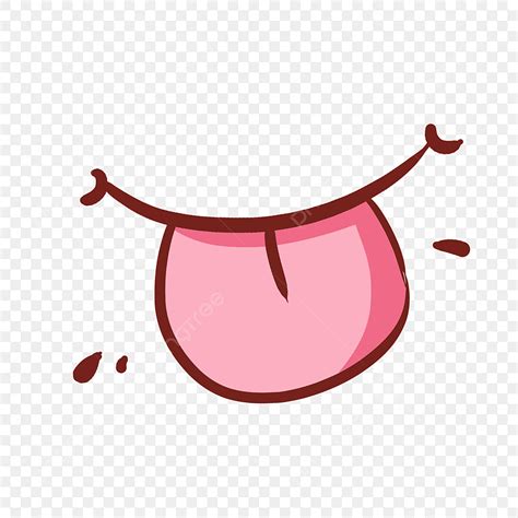 Cartoon Tongue Clipart Transparent PNG Hd, Tongue Out Cartoon Smiling ...