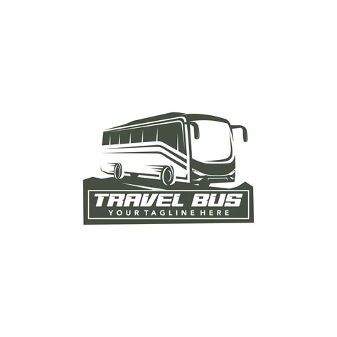 Creative bus logo - vector illustration, bus emblem design on a white ...