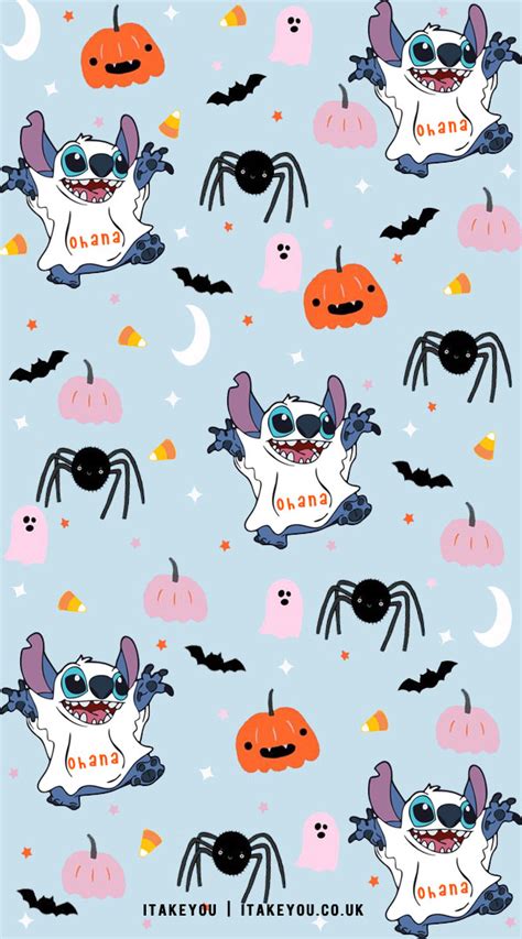 Fun and Cute Stitch Wallpapers : Ghost Stitch Halloween Wallpaper I ...