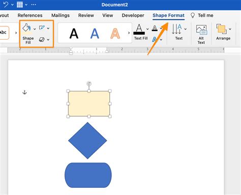 How To Resize Shape In Microsoft Word - Printable Timeline Templates