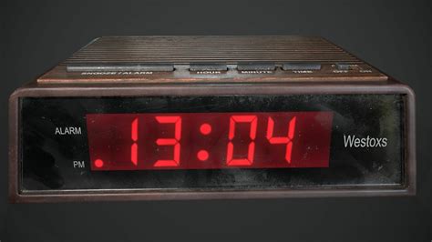 ArtStation - Retro Digital Clock | Game Assets