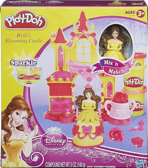 Play-Doh Disney Princess Belle's Blooming Castle, Dough - Amazon Canada