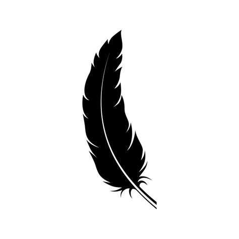 vector feather isolated on white background 6297846 Vector Art at Vecteezy