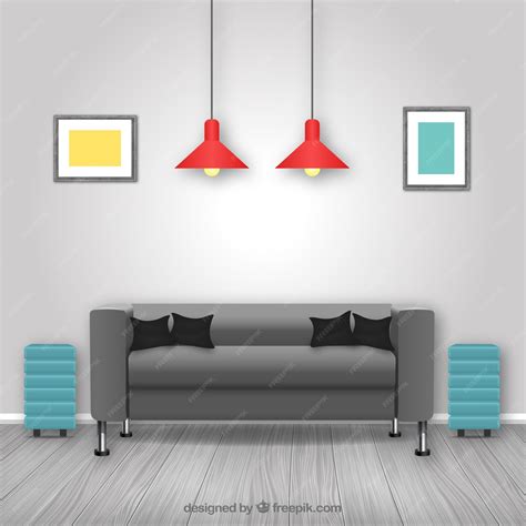 Free Vector | Modern living room