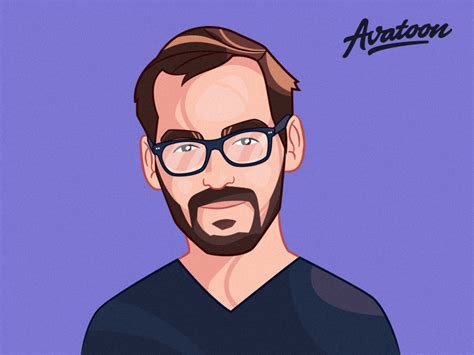 Cartoon Profile Illustration by Avatoon on Dribbble