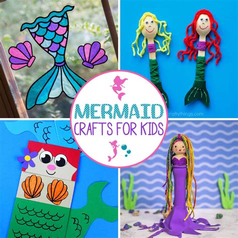 Mermaid Crafts for Kids - Juggling Act Mama