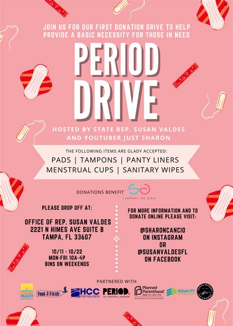 Drive to collect feminine hygiene products - WMNF 88.5 FM