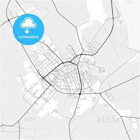 Vector PDF map of Michalovce, Slovakia - HEBSTREITS Sketches in 2022 ...