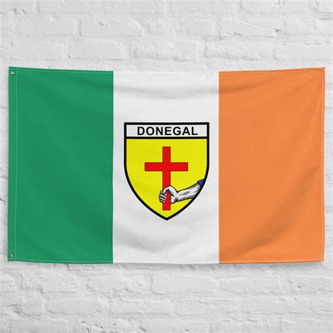 Buy Donegal County Coat of Arms Ireland Flag Donegal Crest Flag Ireland ...