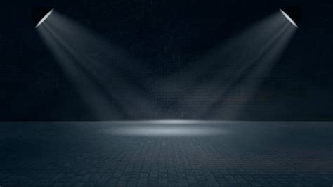 Premium Photo | The dark stage shows dark blue background an empty dark ...