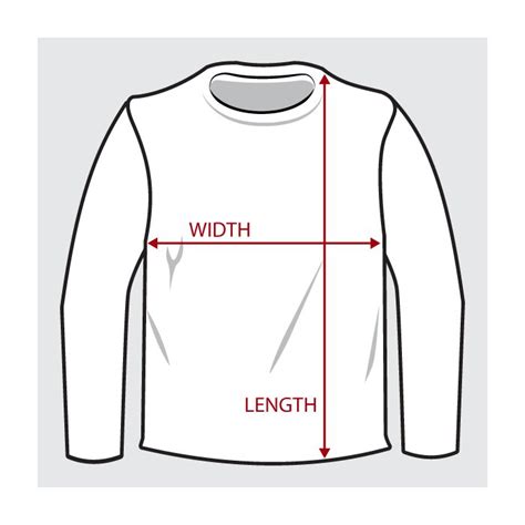 Long Sleeve Jersey Size Chart - Rover Plus Nine