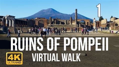 Pompeii Walking Tour in 4K Part 1 - YouTube