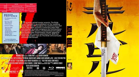 Kill Bill: Volume 1 Blu-Ray DVD Cover (2003)