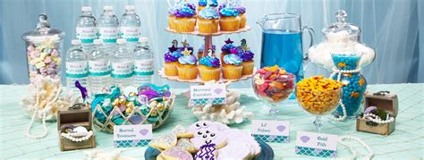 How to Set Up a Beautiful Mermaid Party | Avery.com