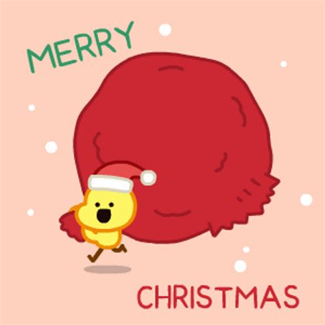 Merry Christmas Elf Cute Bird GIF | GIFDB.com