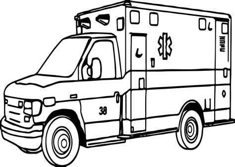 Ambulance Coloring Pages at GetDrawings | Free download