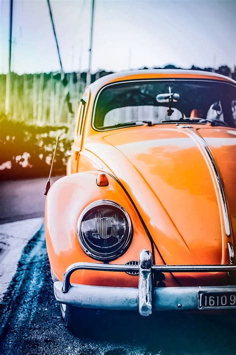 Volkswagen beetle, volkswagen, car, retro, style, yellow, HD wallpaper ...