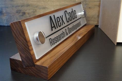 Personalized Desk Name Sign: Office Nameplate makes a by GaroSigns