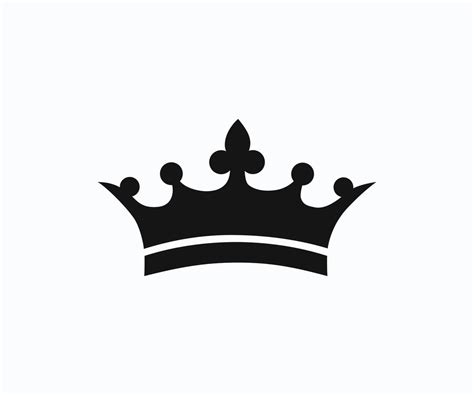 Modern Black Crown Logo Crown Icon. Royal Crown Logo. Crown Logo ...