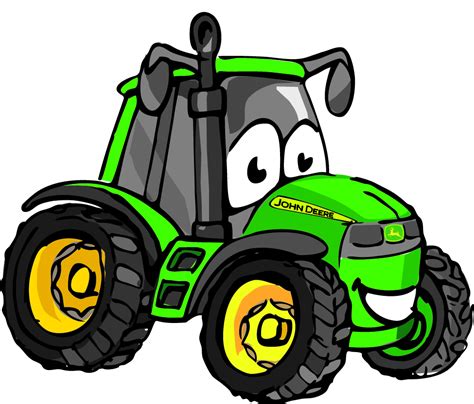 Cartoon John Deere Tractor Clipart | Free download on ClipArtMag