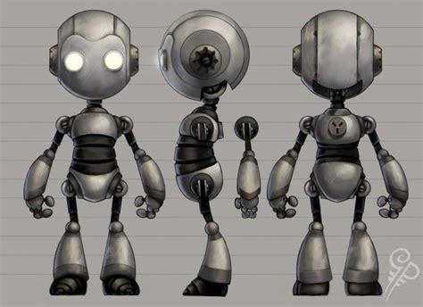 model sheet robot - Pesquisa Google | Robot concept art, Robot cartoon ...