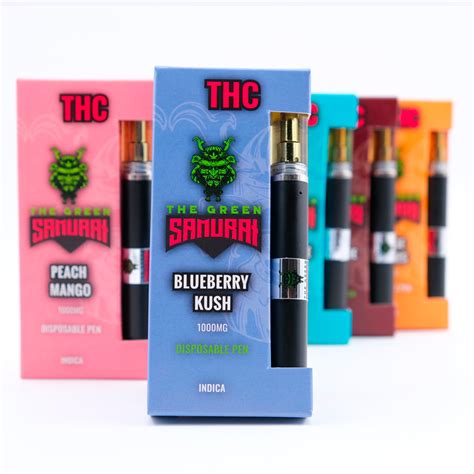 Buy GREEN SAMURAI – Disposable Vape Pen (1mL)