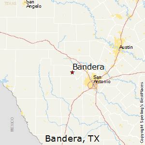 Map Of Bandera Texas | Draw A Topographic Map