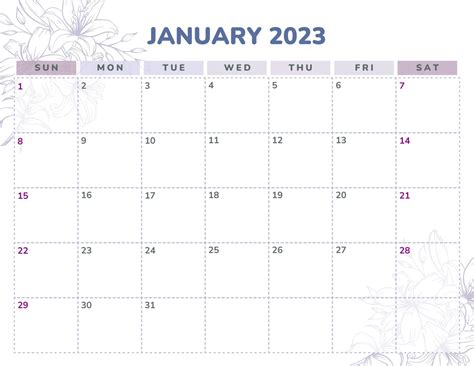 Editable Calendar February 2023 - Printable Template Calendar