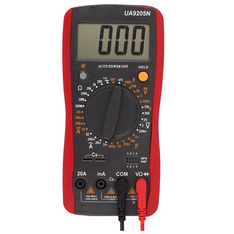 Digital Multimeter Tester Capacitance Resistance DC/AC Voltage Current ...