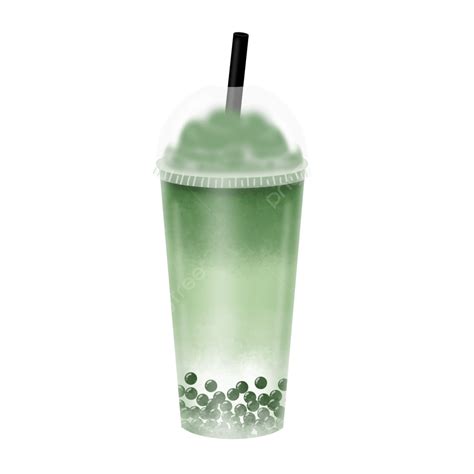 Ice Matcha Boba Boba Matcha Green Tea Png Transparent Clipart Image ...