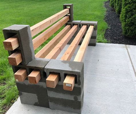 10 Simple DIY Concrete Bench Ideas To Make - DIY Crafts