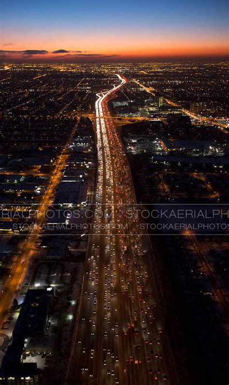 Aerial Photo | Highway 401 Traffic