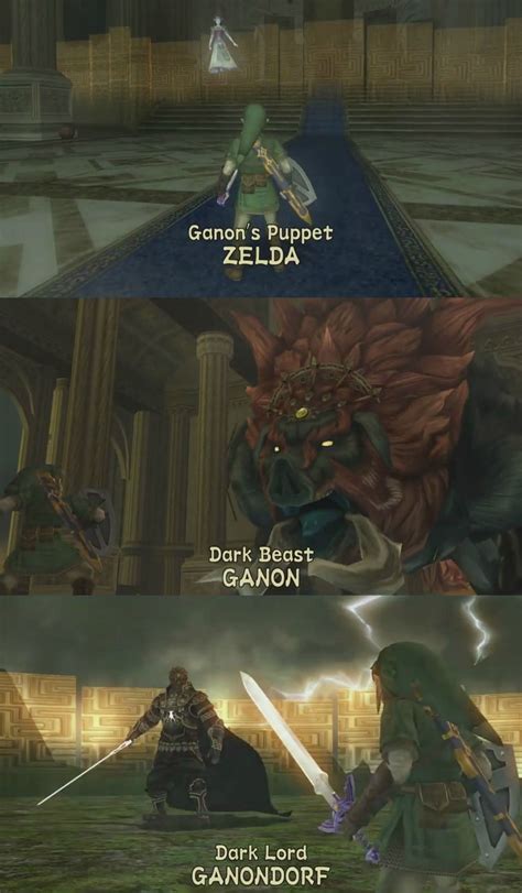 The Legend Of Zelda Twilight Princess - Ganondorf Battles | Legend of ...