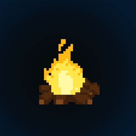 Fire Animation by NYKNCK | Pixel art games, Cool pixel art, Pixel art